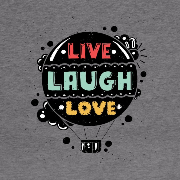 Live Laugh Love by VintageArtwork